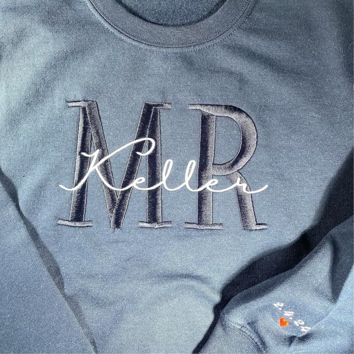 Honeymoon Set, Mr. Sweatshirt and Mrs. Sweatshirt Hoodie Gift