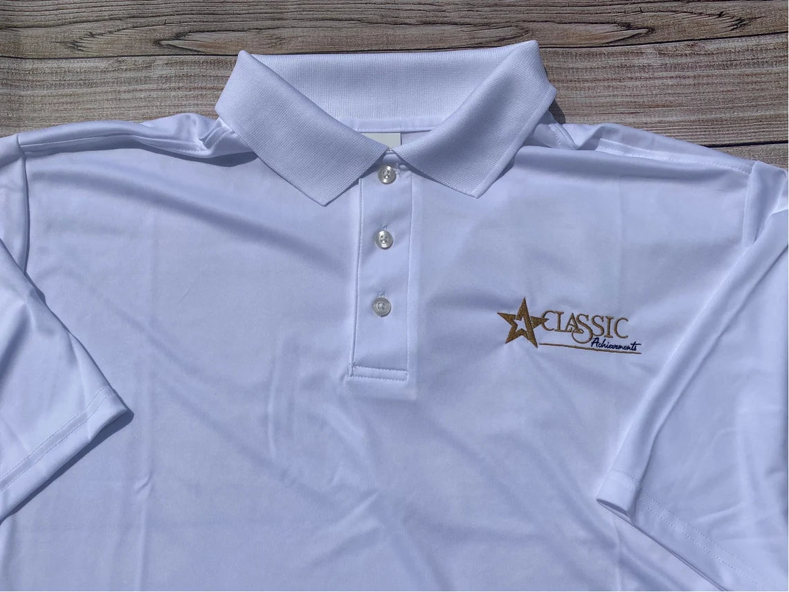 Business Logo Polo Shirt, Custom Embroidered Shirt