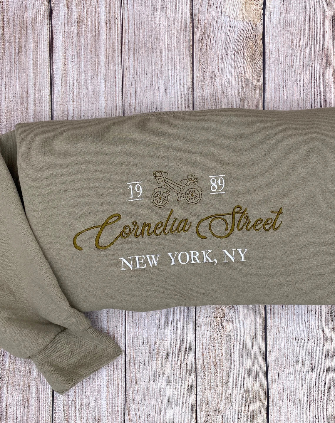 Cornelia Street Custom Embroidered Sweatshirt