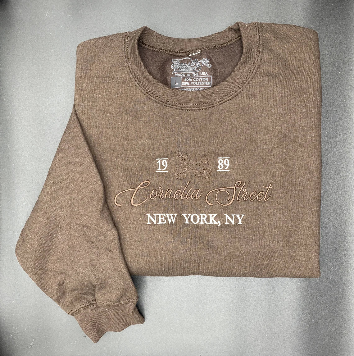 Cornelia Street Custom Embroidered Sweatshirt