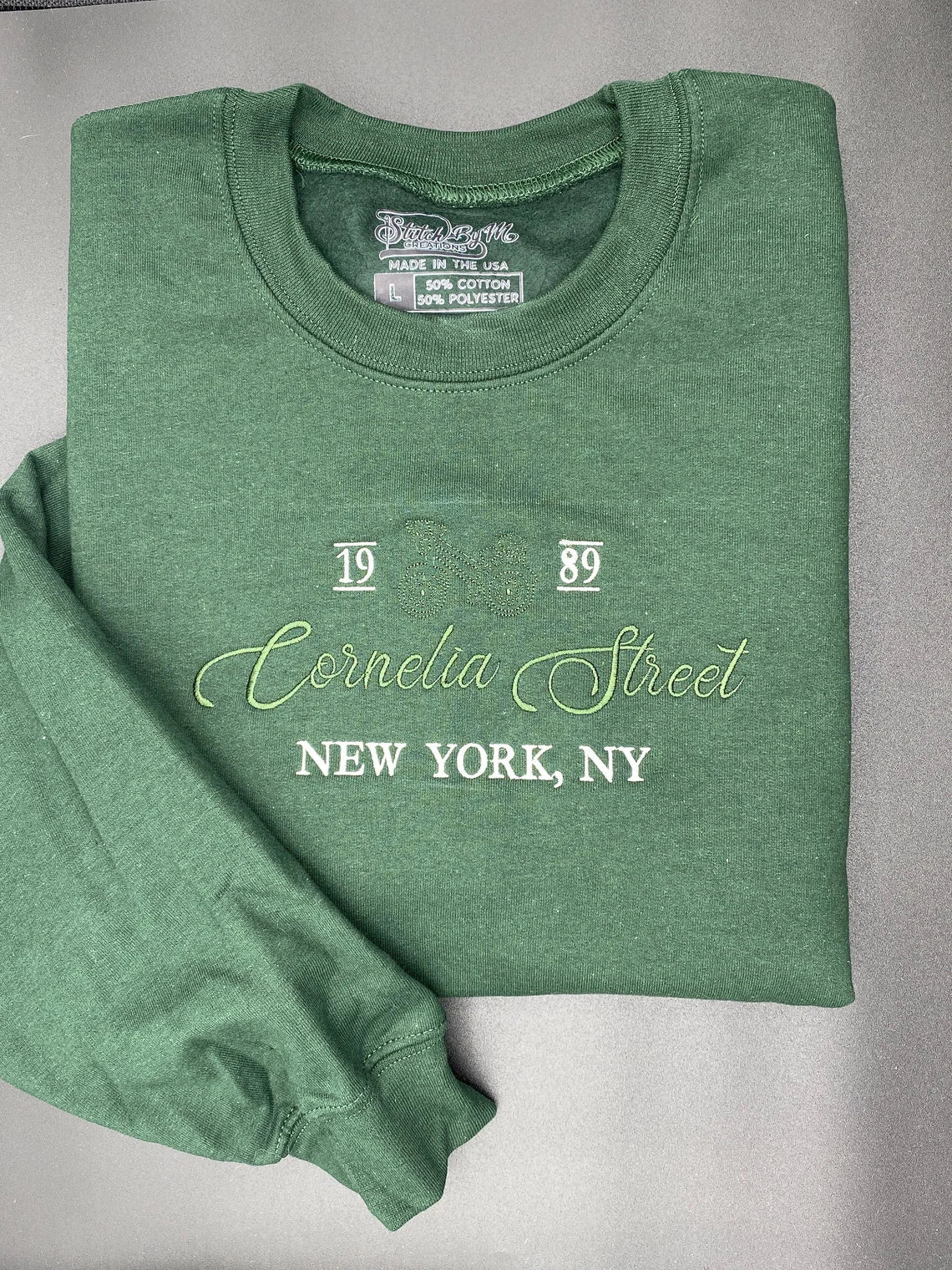 Cornelia Street Custom Embroidered Sweatshirt