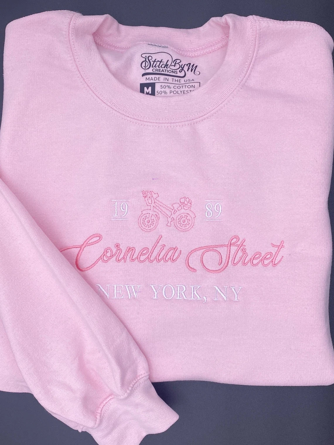 Cornelia Street Custom Embroidered Sweatshirt