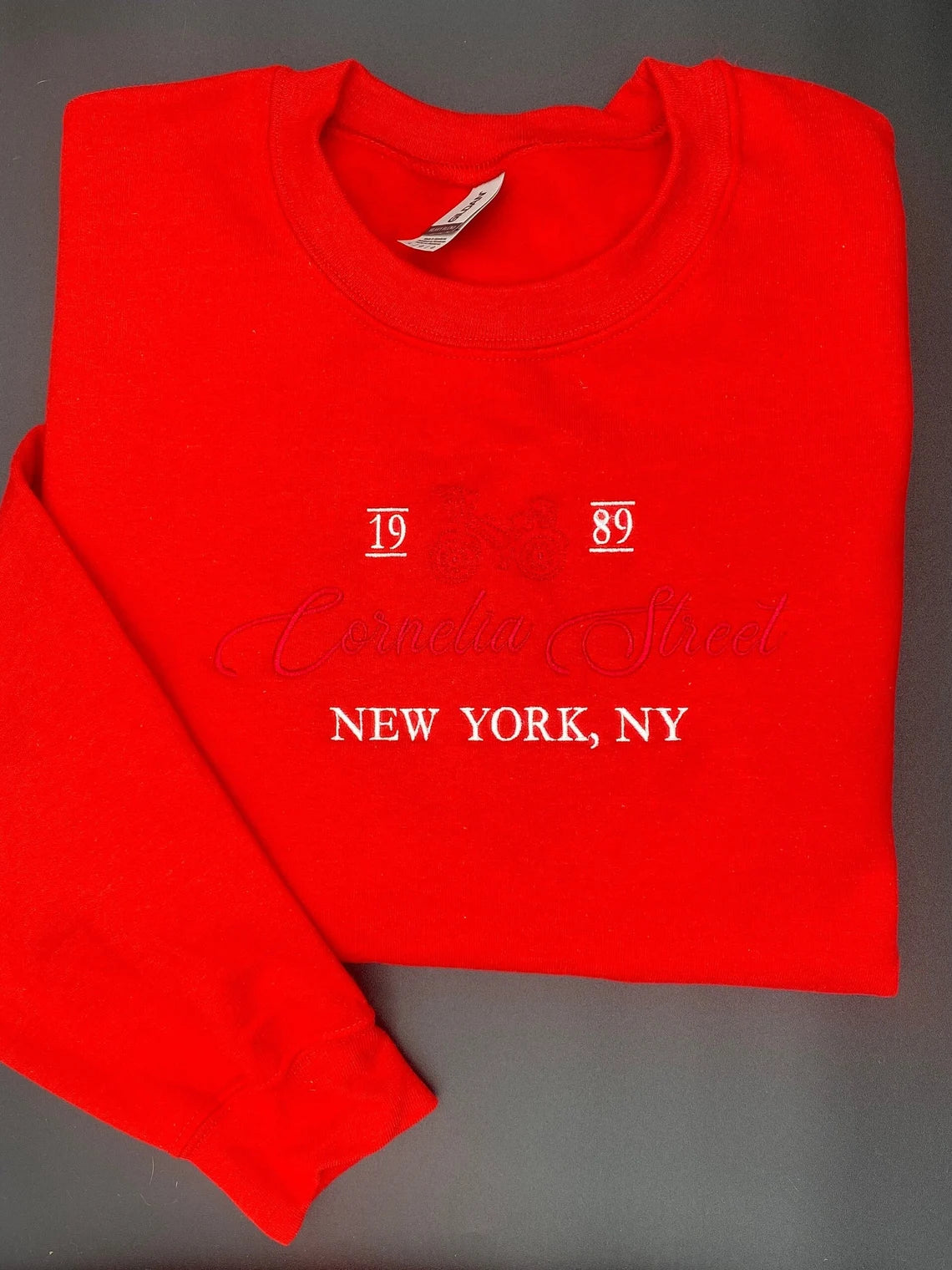 Cornelia Street Custom Embroidered Sweatshirt