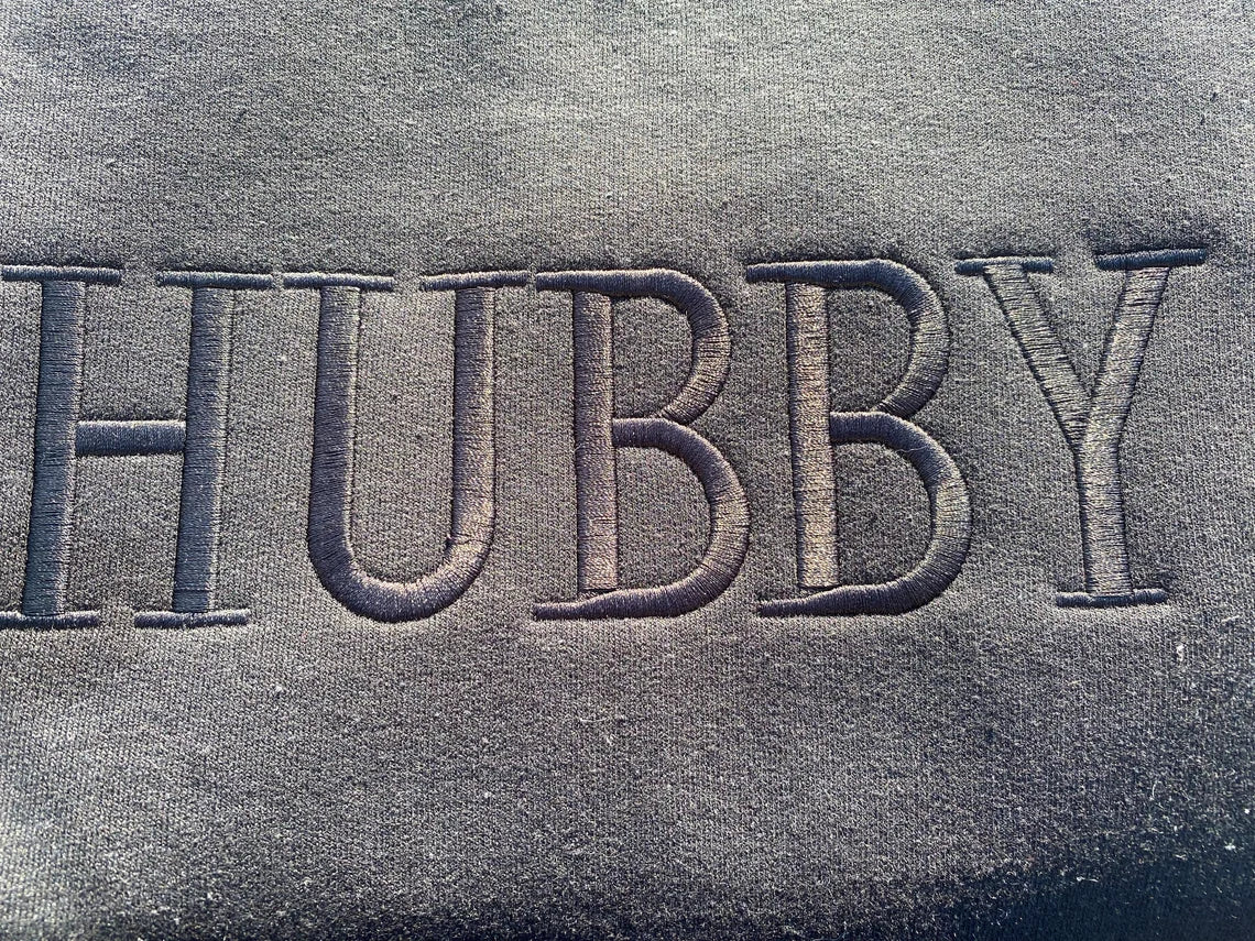 Wifey Hubby Bride Sweatshirt, Wedding Gift, Embroidered Crewneck, Custom, Engagement