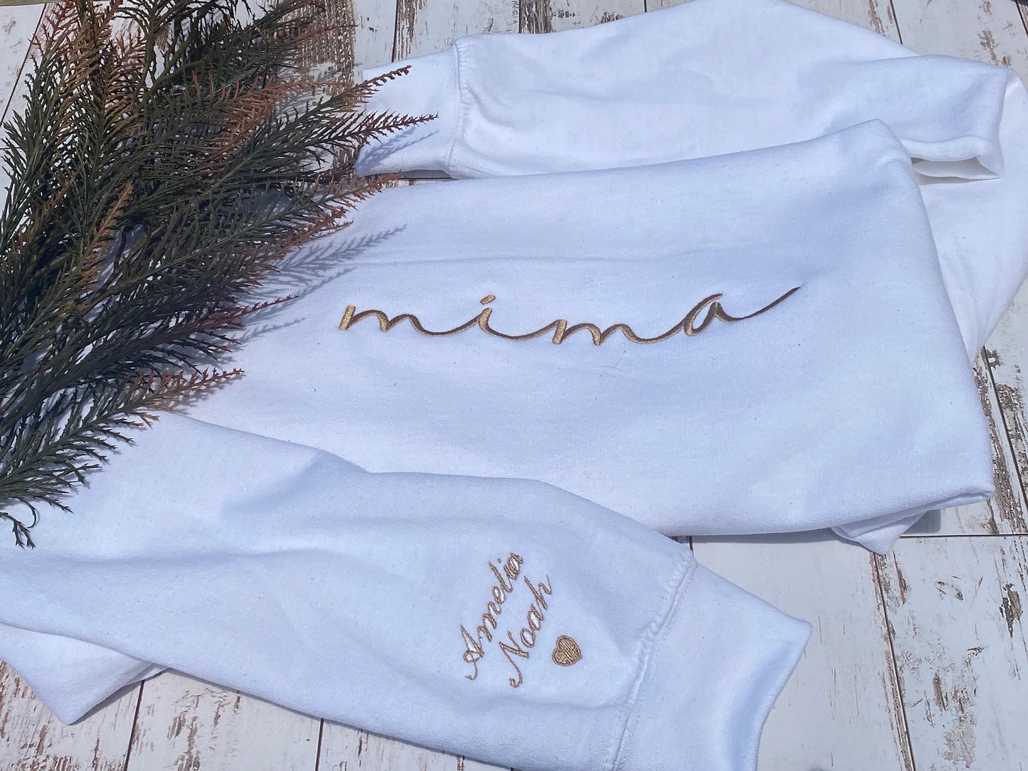 Mima Embroidered Sweatshirt, Mima Crewneck, Pregnancy Reveal Gift for New Mom